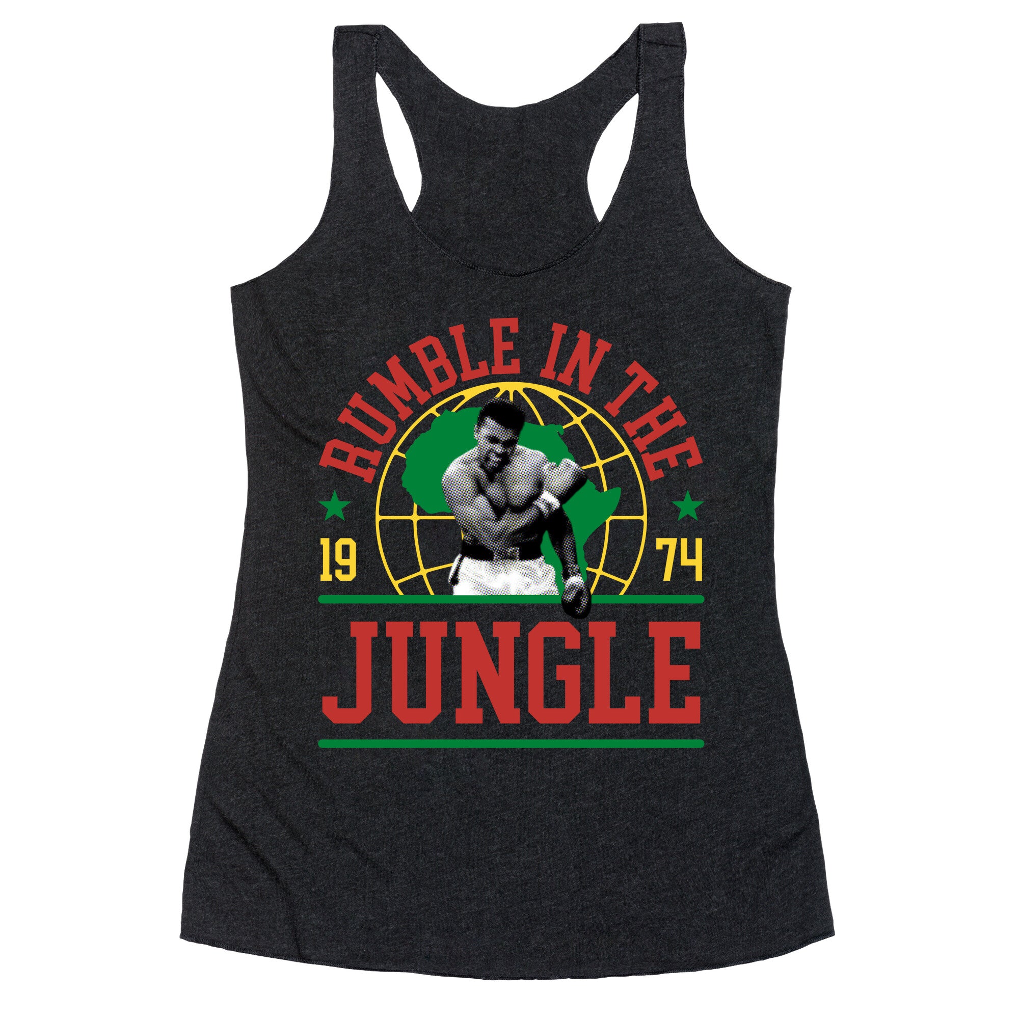 Rumble in the Jungle Racerback Tank
